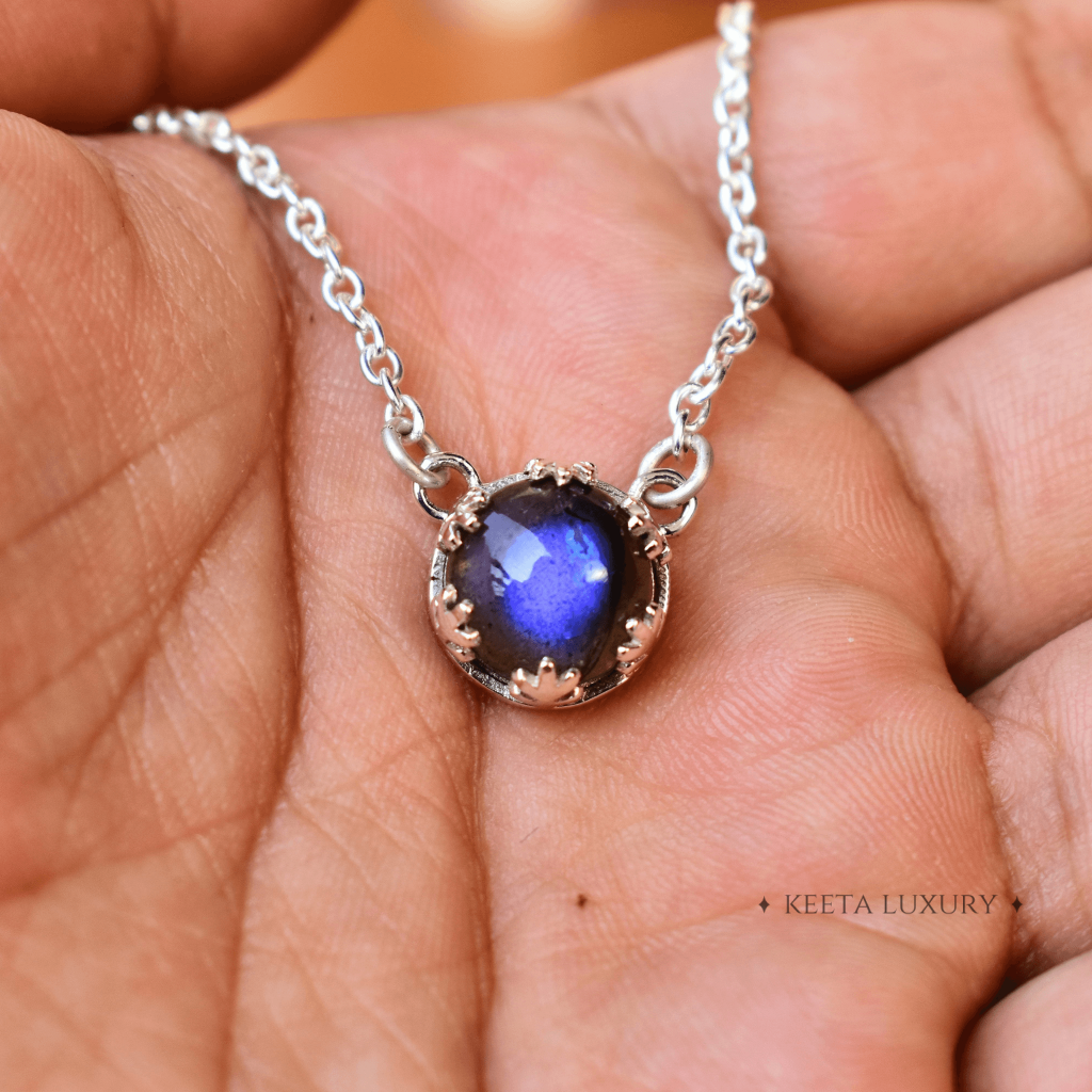 Leaf Sunshine - Labradorite Necklace -