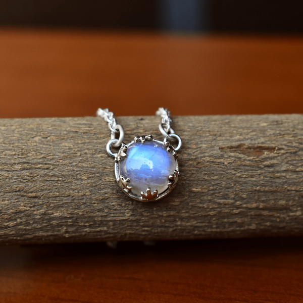 Buy Leaf Sunshine Moonstone Necklace Online at Keeta Luxury