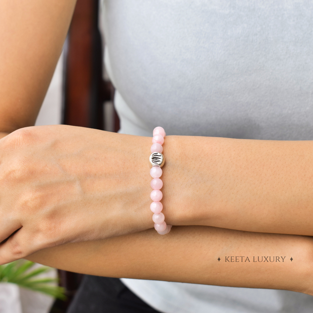 Lotus Bloom - Rose Quartz Bracelets -