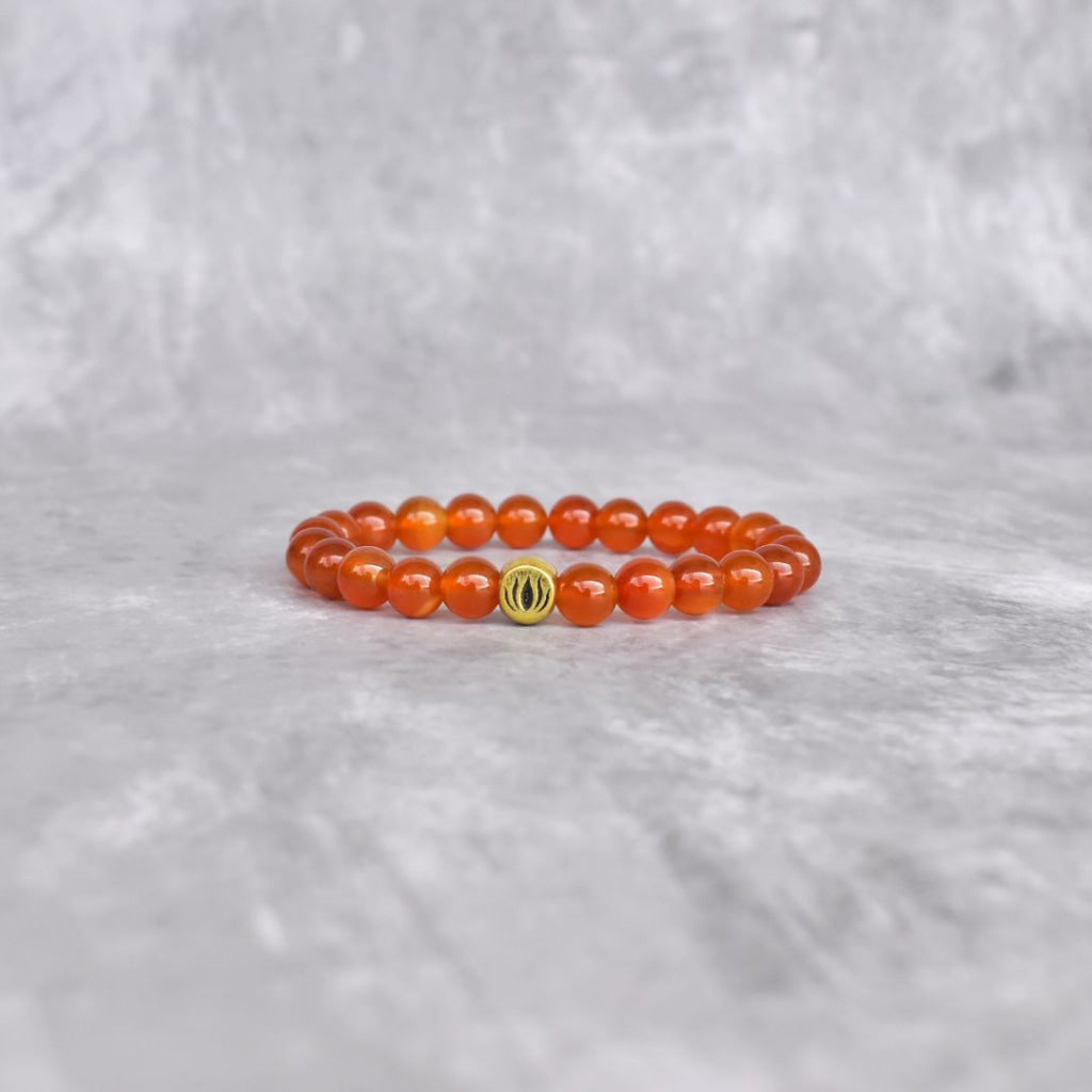 Lotus - Carnelian Bracelet Bracelets