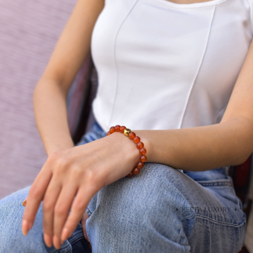 Lotus - Carnelian Bracelet Women Bracelets