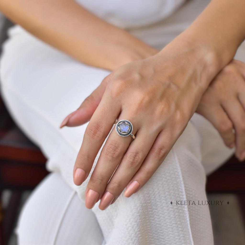 Lotus Dream - Moonstone Ring -