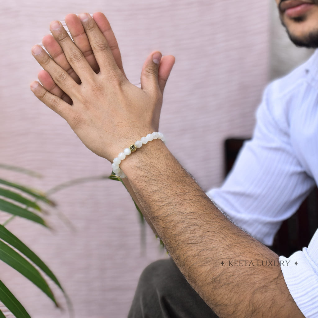 Lotus - Moonstone Bracelets -