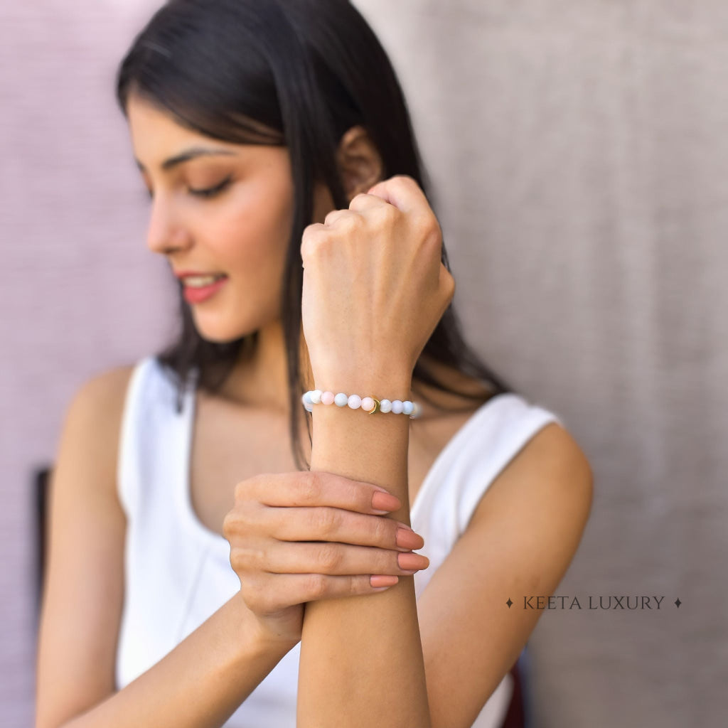 Lunar - Morganite Bracelet Bracelets