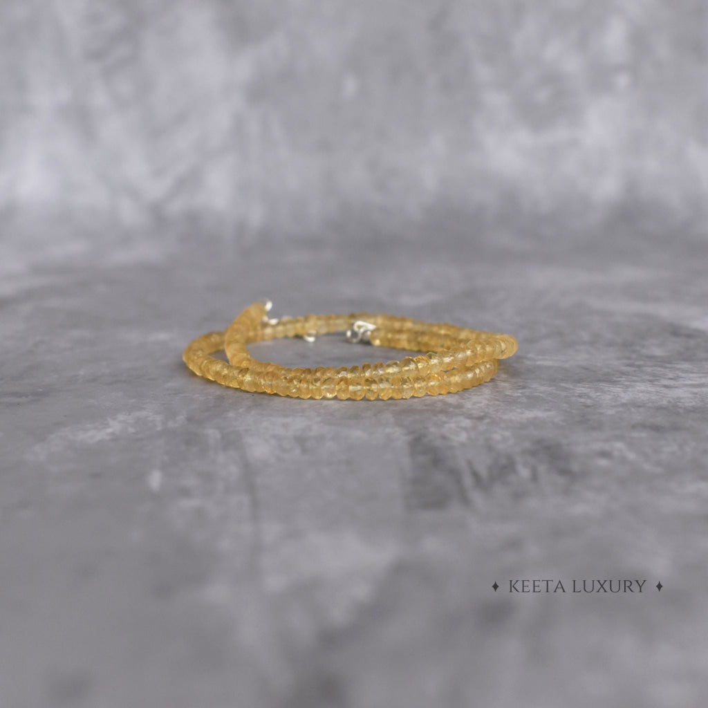 Luxe Line - Citrine Necklace