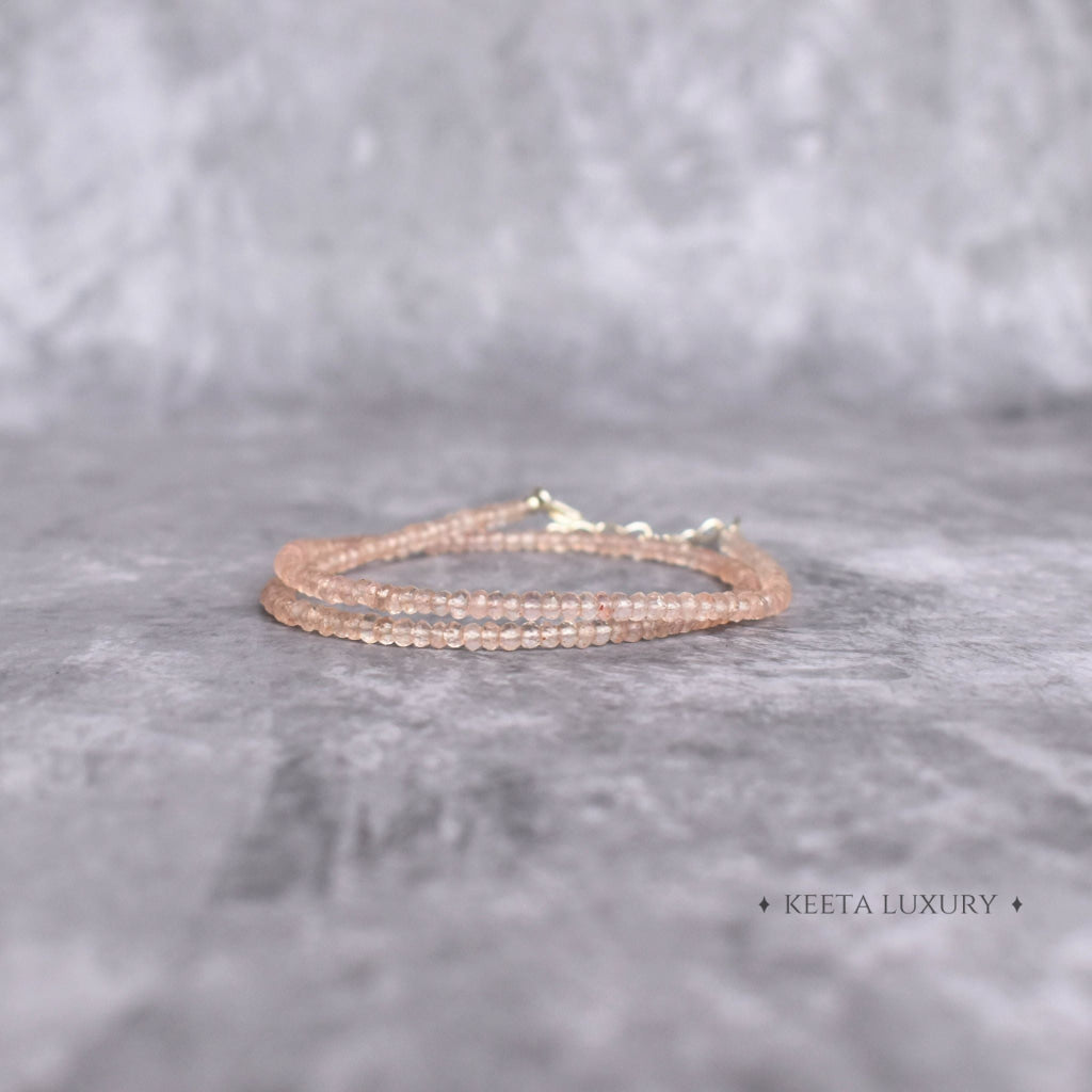 Luxe Line - Rose Quartz Necklace