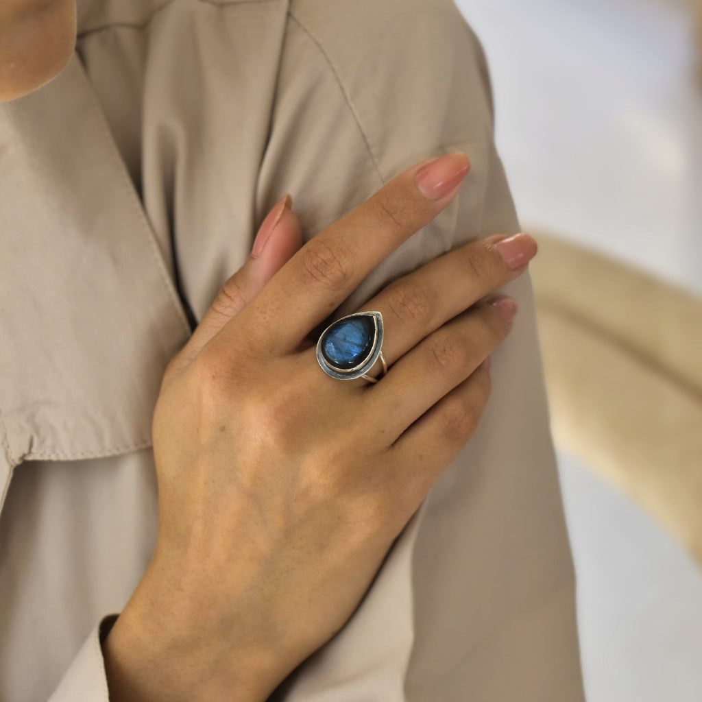 Lyrical - Labradorite Ring Rings