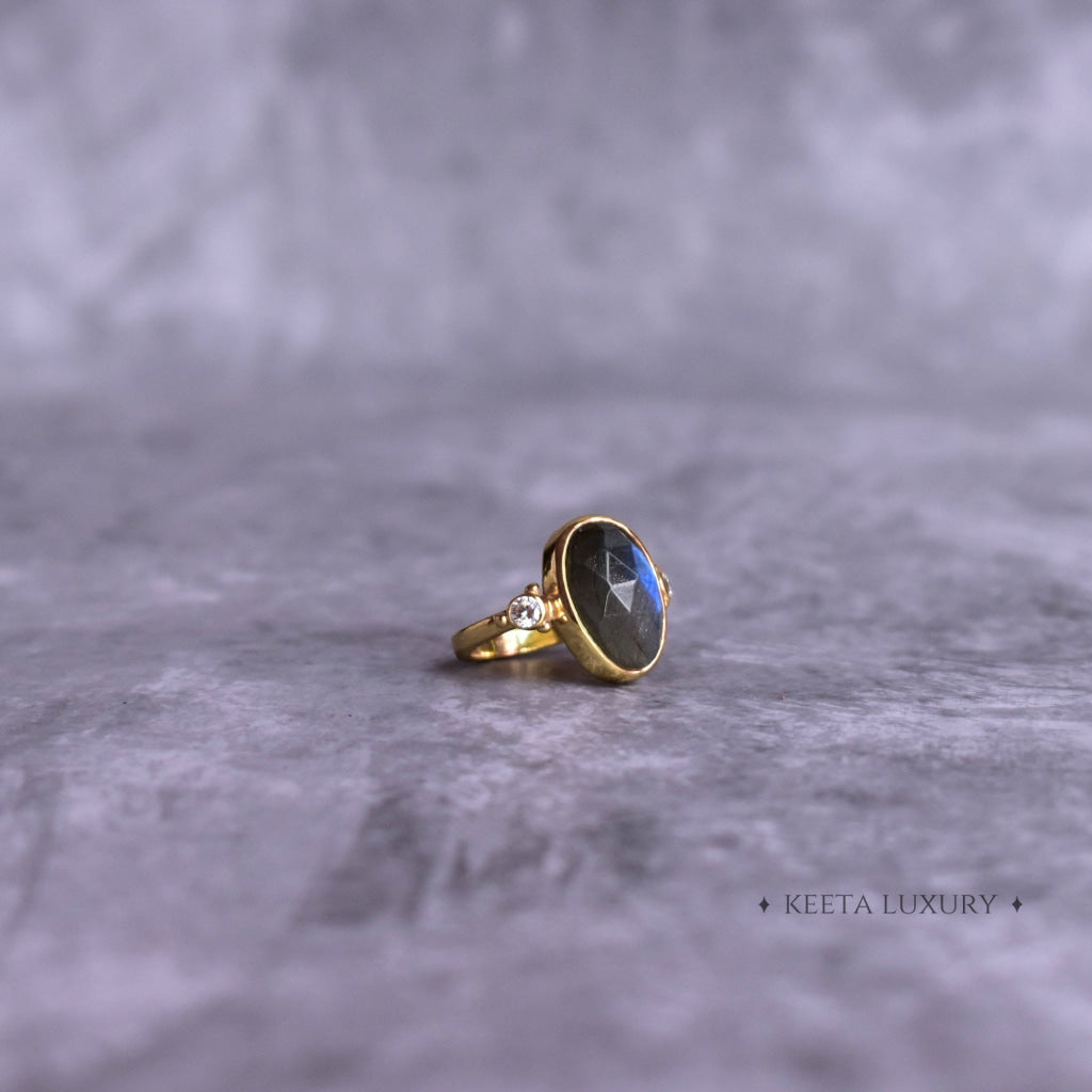 Maharani - Labradorite Ring Rings