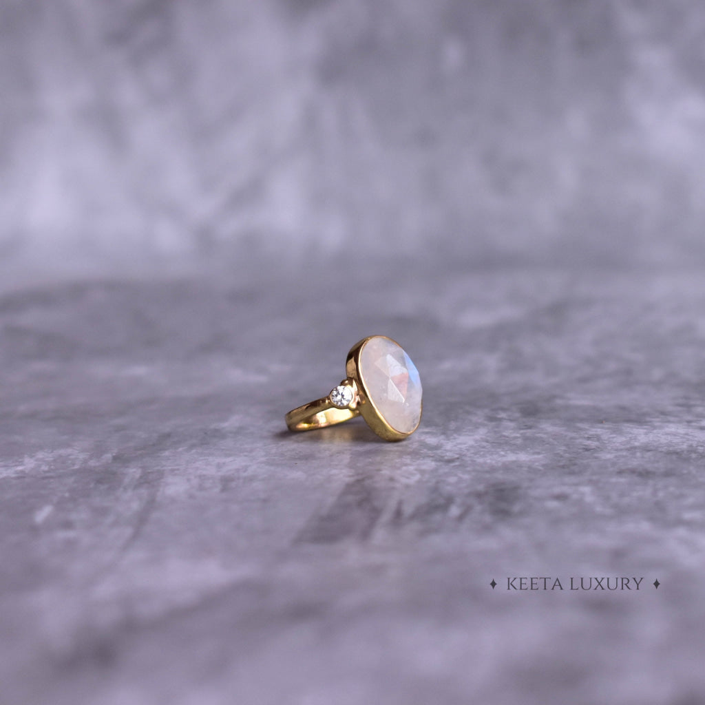 Maharani - Moonstone Ring Rings