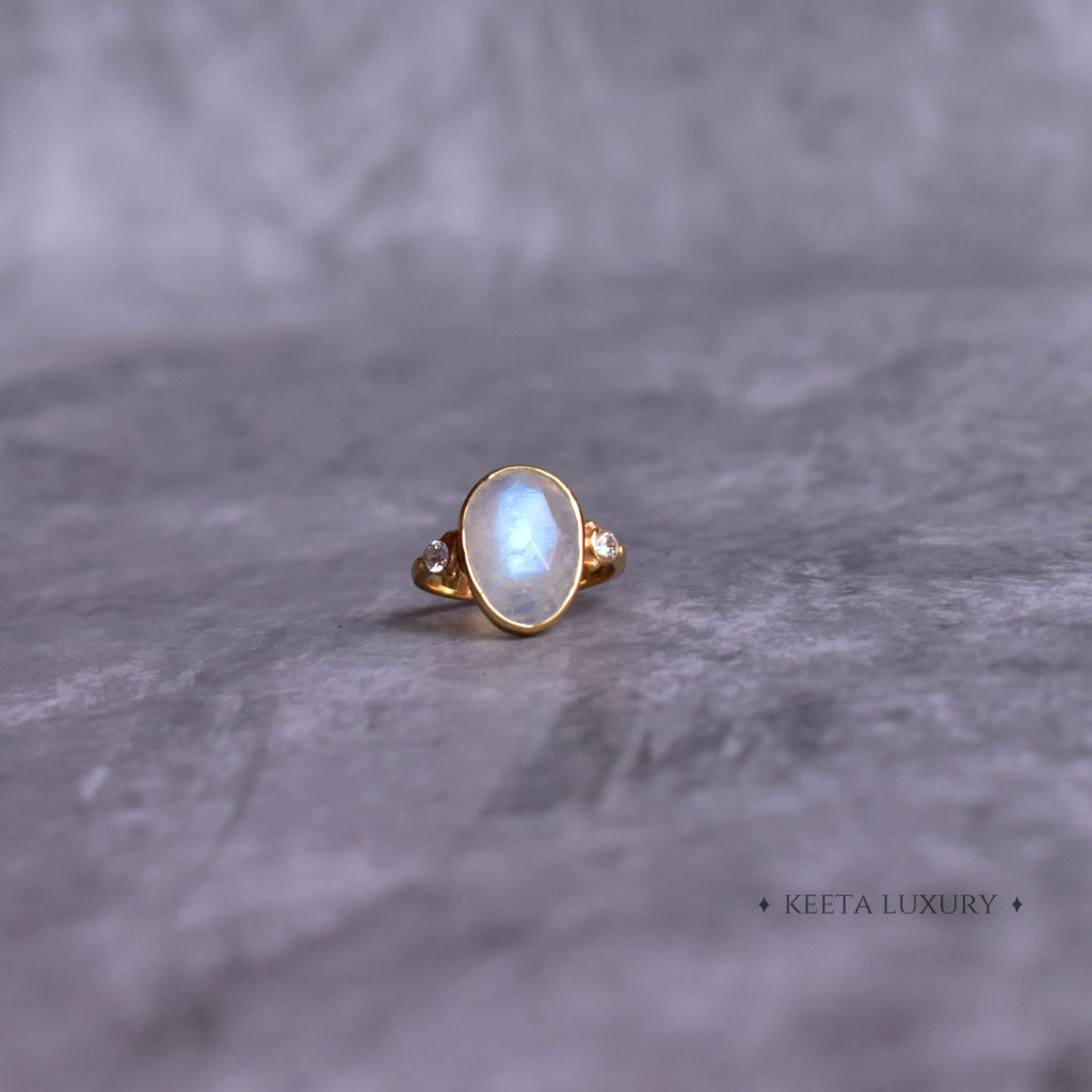 Maharani - Moonstone Ring Rings