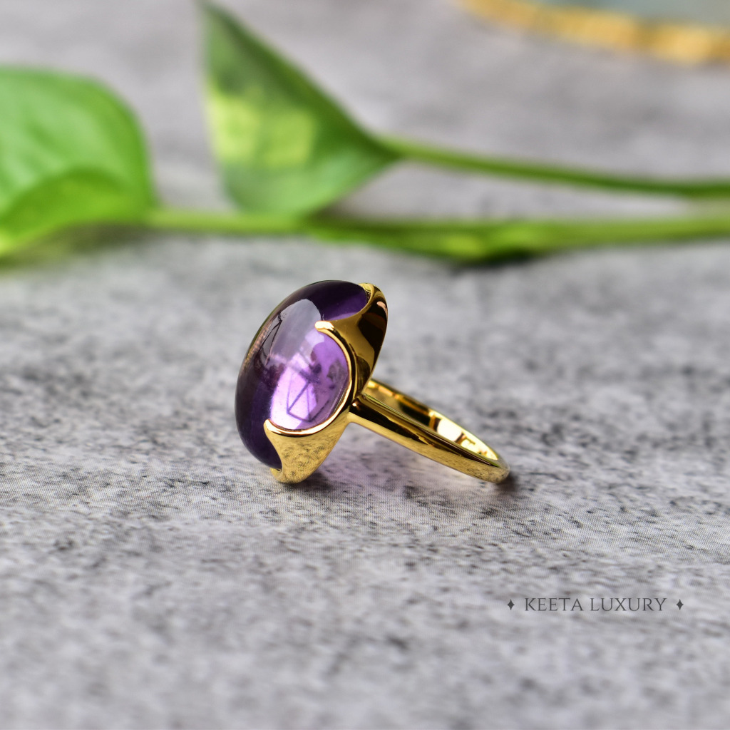 Majestic Monarch - Amethyst Ring -