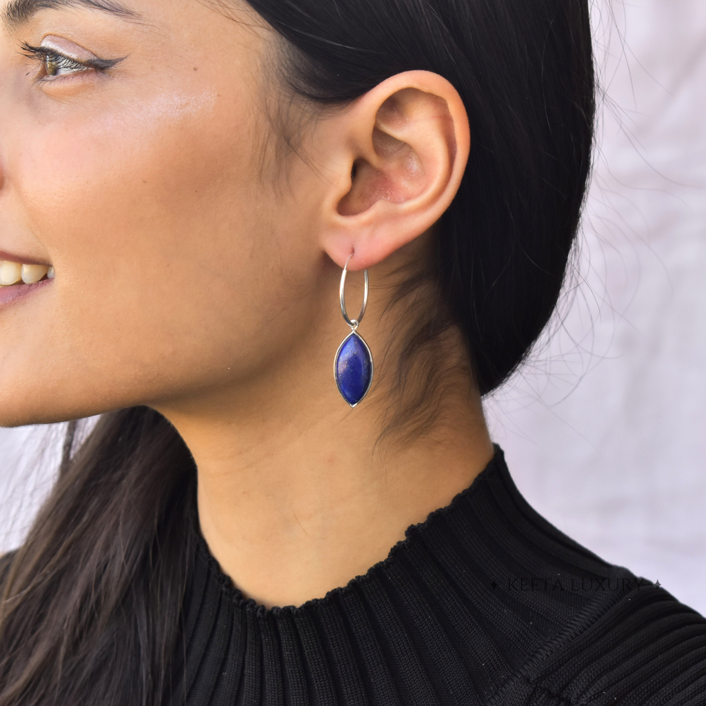 Marquise Swank - Lapis Lazuli Earrings -