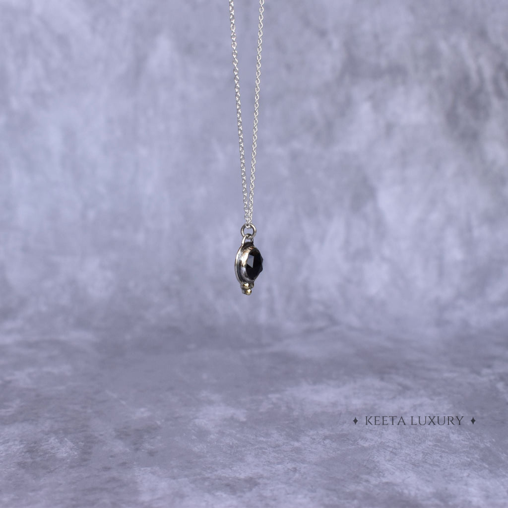 Modern Boho - Black Onyx Necklace -