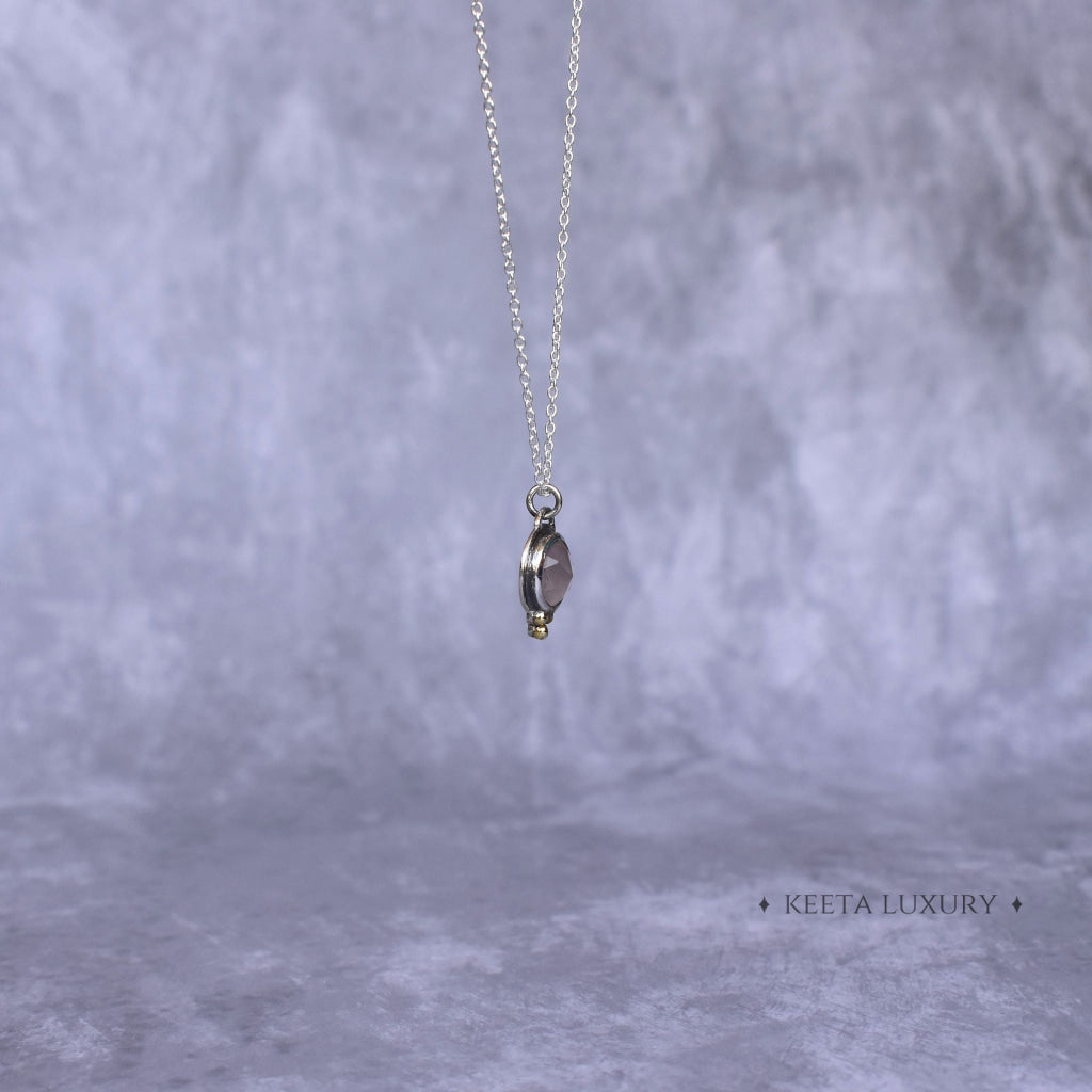 Modern Boho - Rose Quartz Necklace -