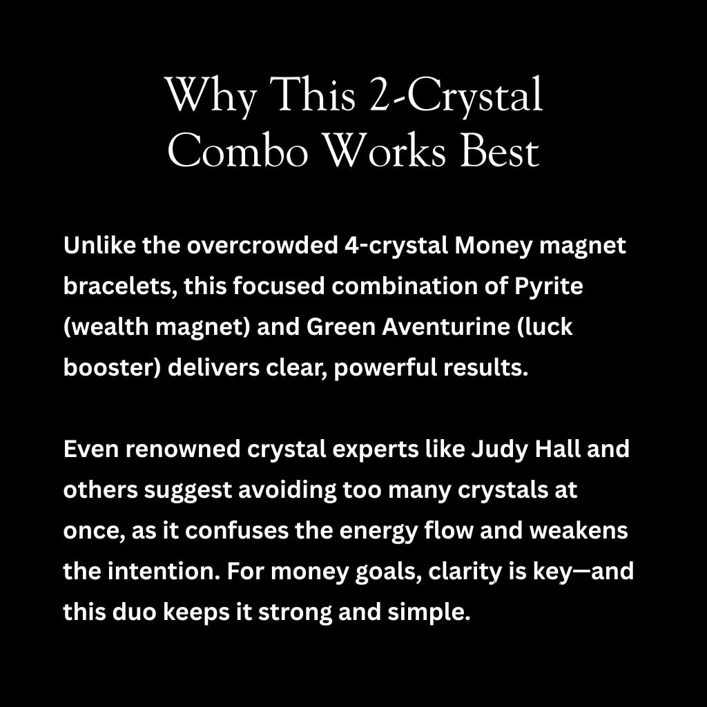 Money Magnet - Green Aventurine & Pyrite Bracelet bracelets