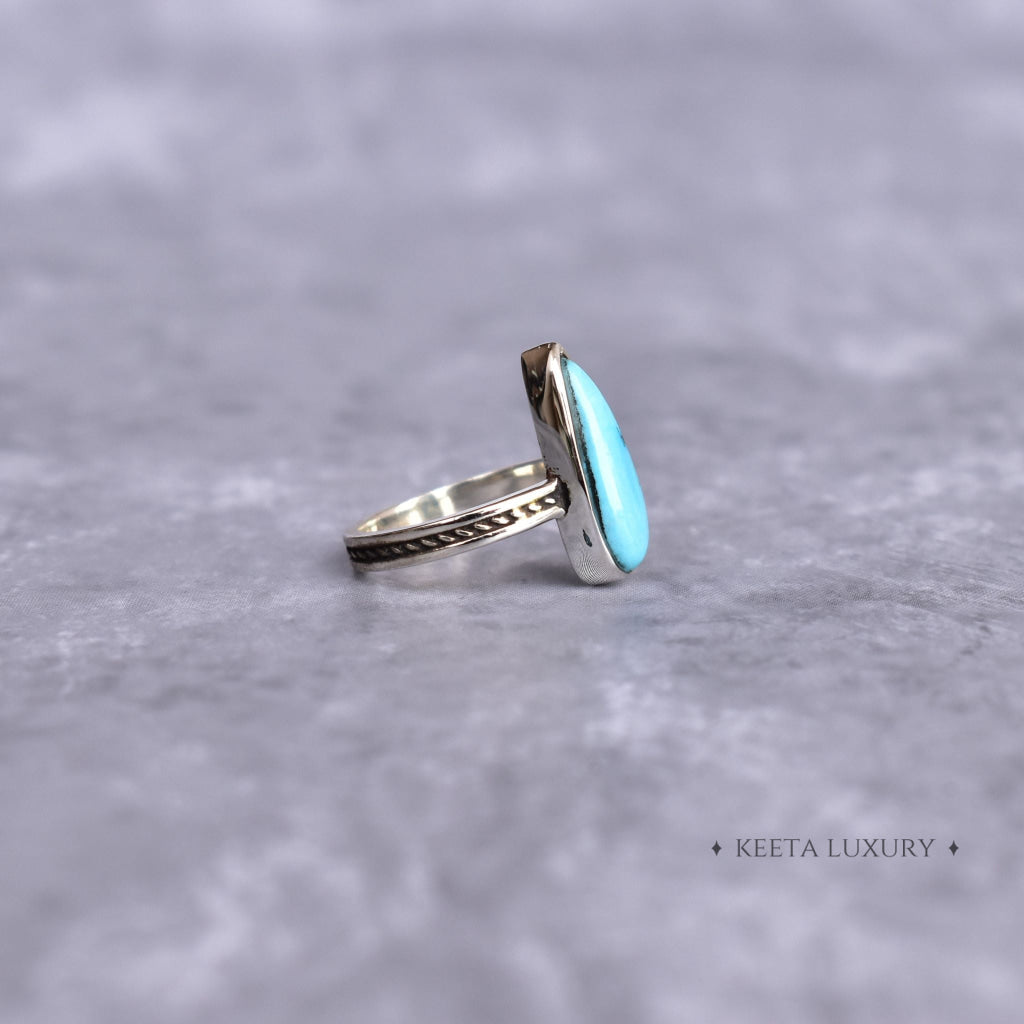 Pear Fantasy - Turquoise Ring -