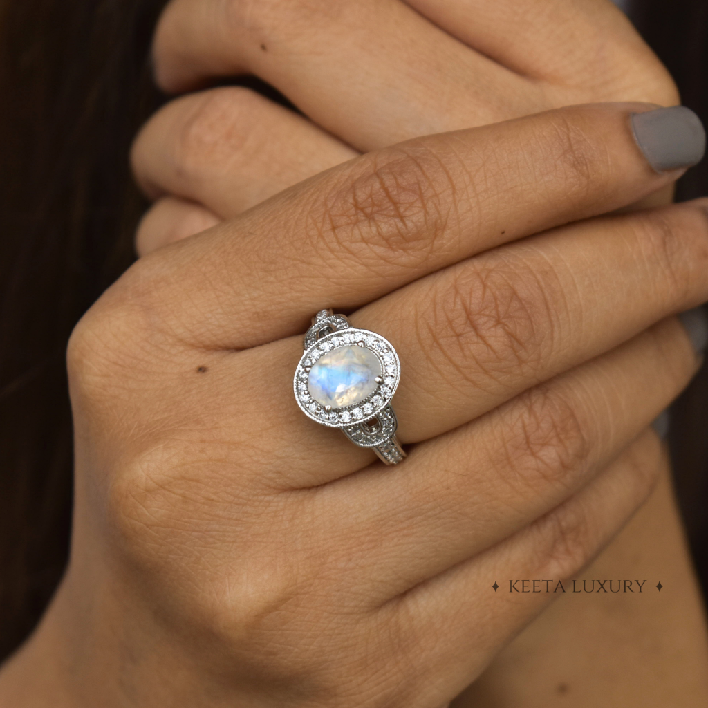 Radiance - Moonstone Ring -
