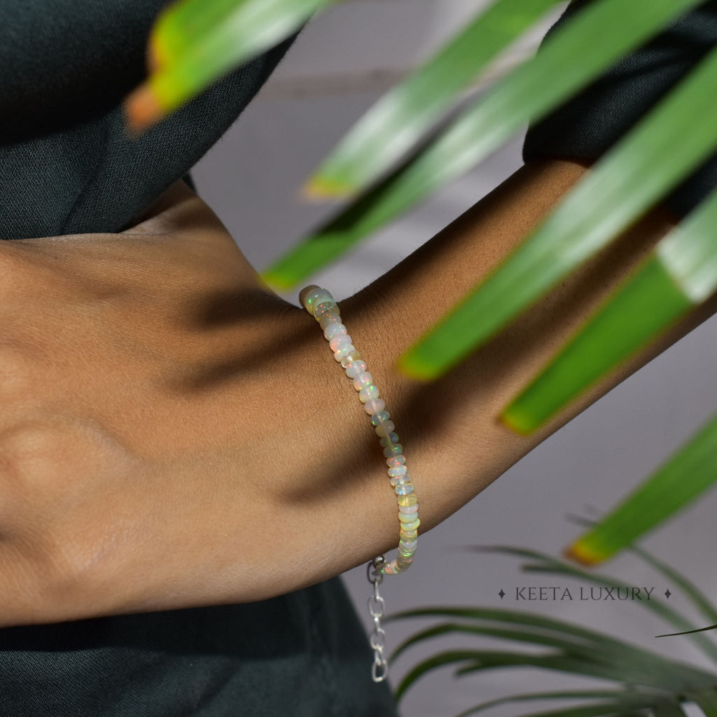 Rainbow Serenity - Opal Bracelet -