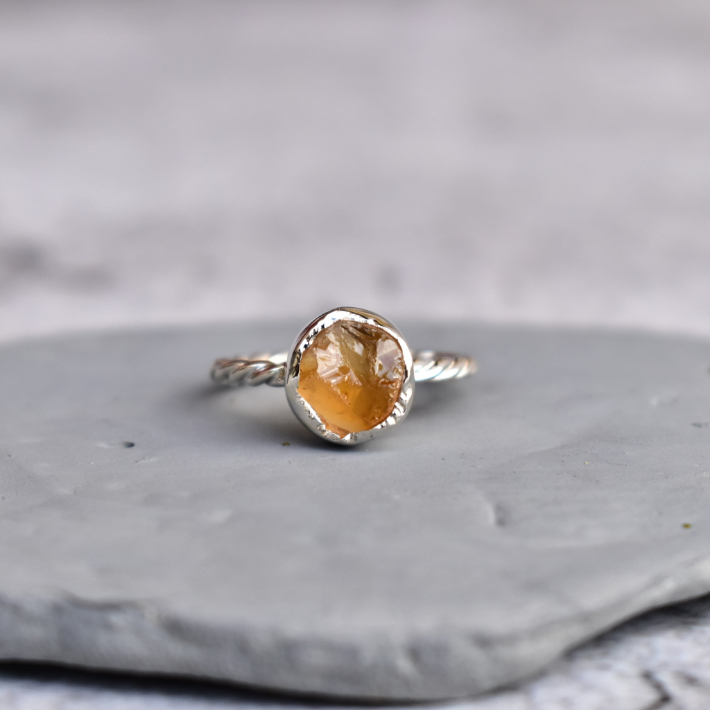 Raw Beauty - Citrine Ring -