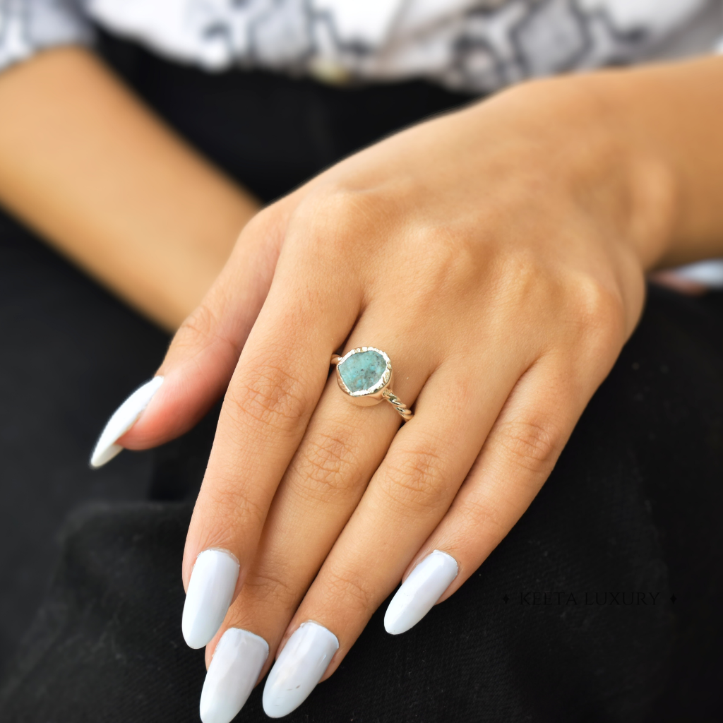 Raw Beauty - Turquoise Ring -