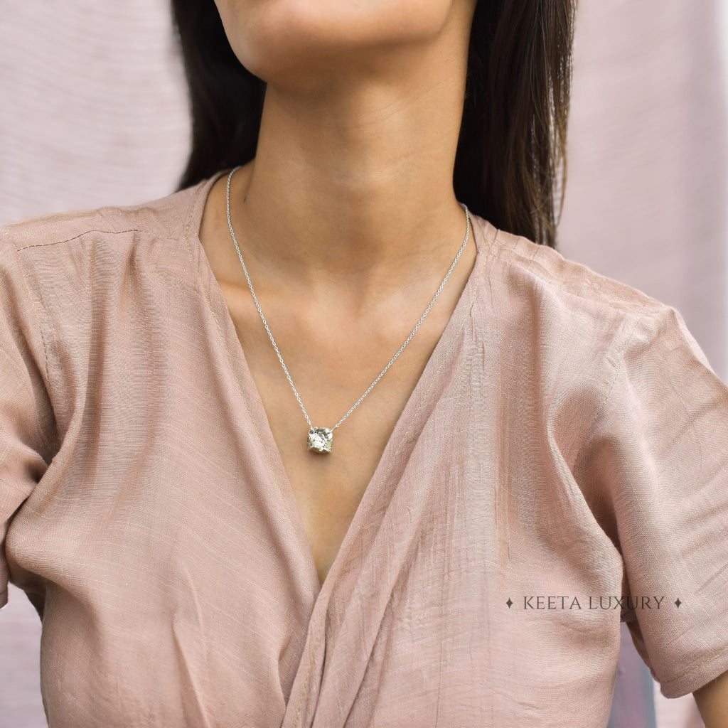 Raw Elegance - Pyrite Necklace Necklaces
