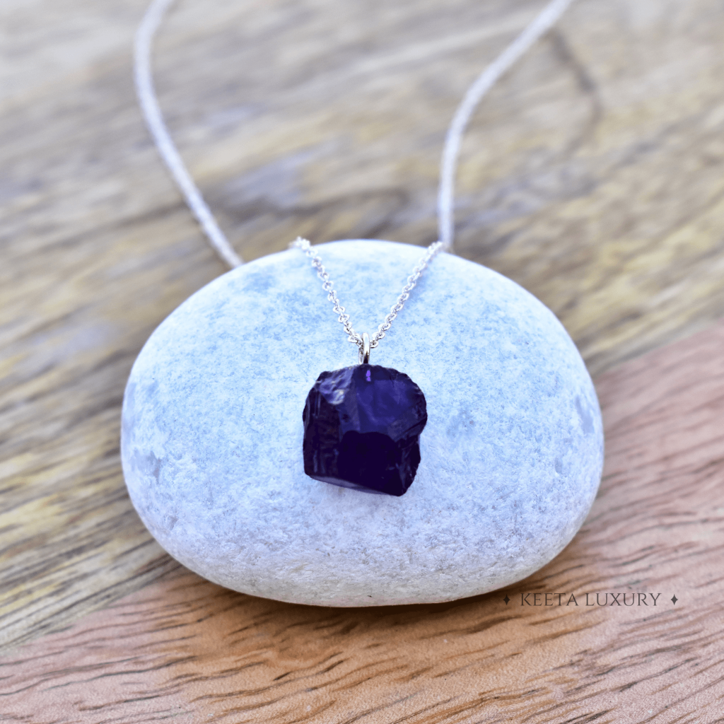 Raw Purist - Amethyst Necklace -