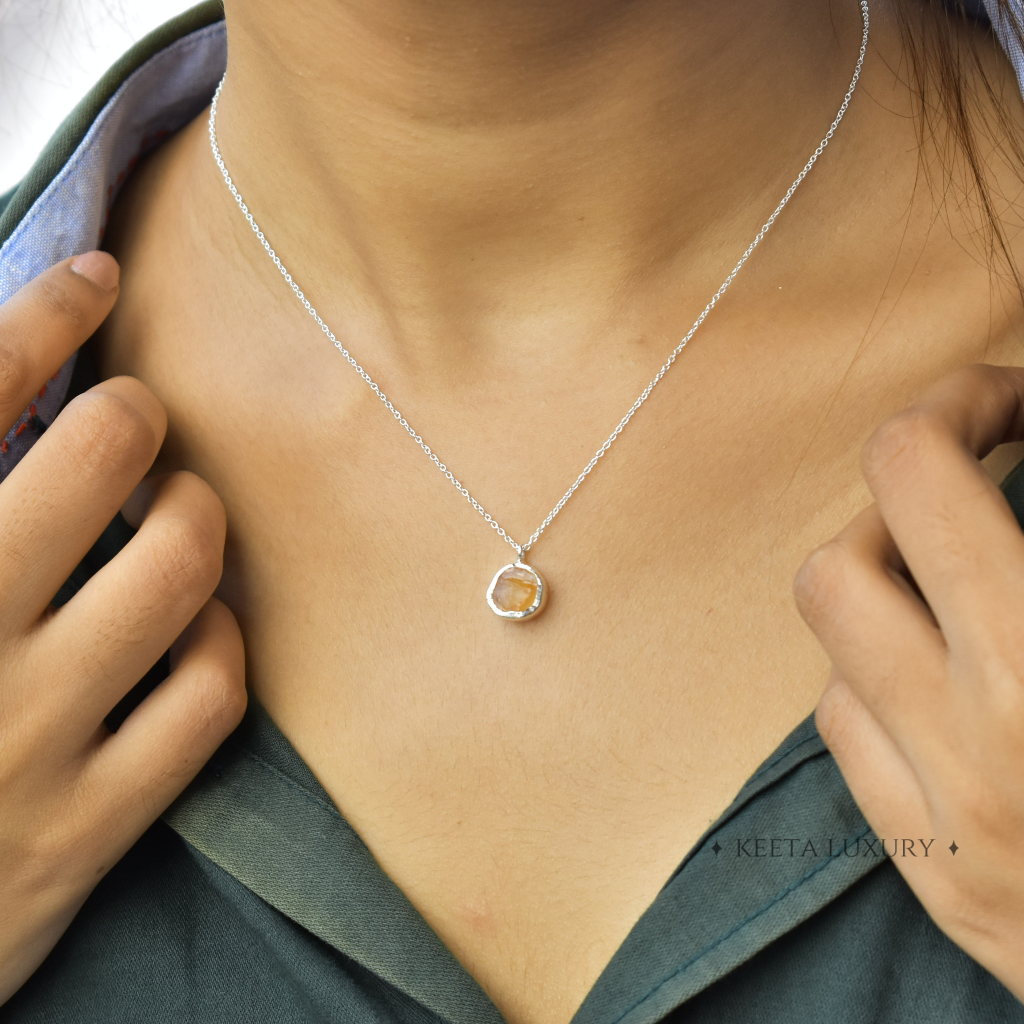Rawnetic - Citrine necklace -