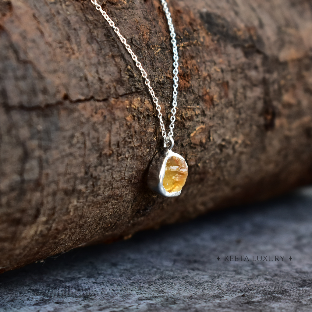 Rawnetic - Citrine necklace -