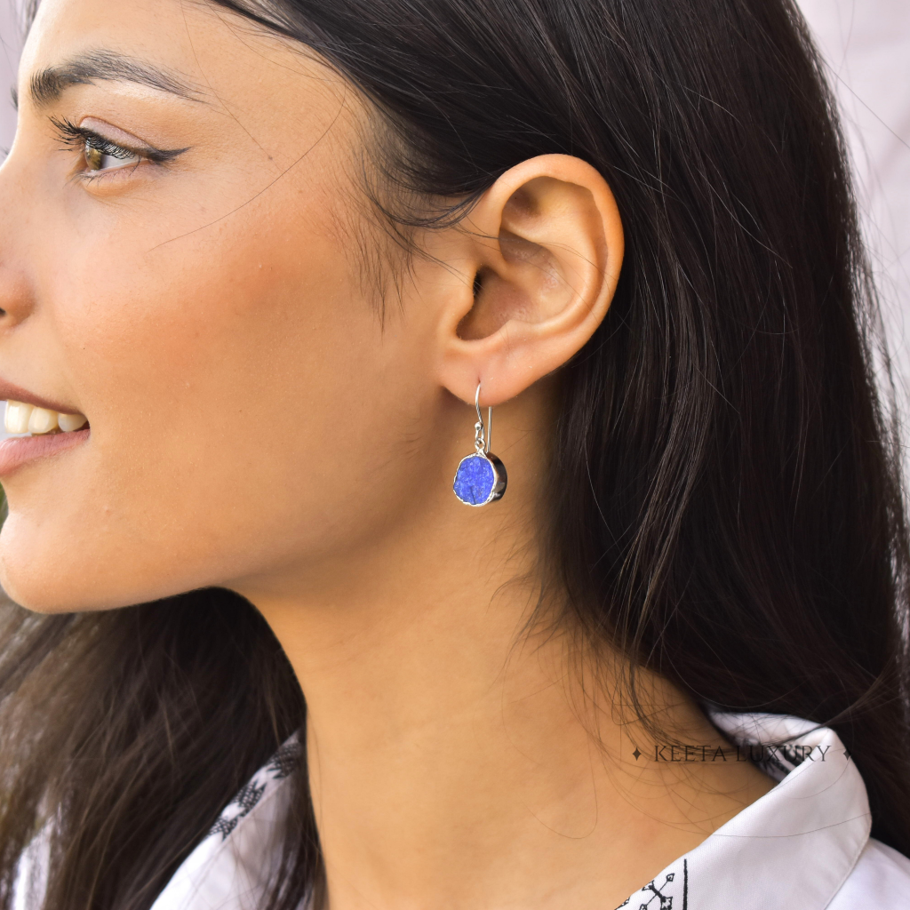 Rawnetic - Lapis Lazuli Earrings -