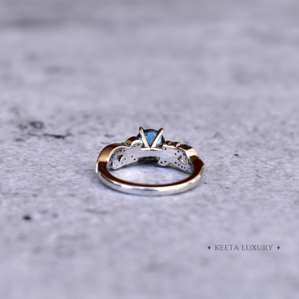 Regal Treasure - Blue Topaz Ring -