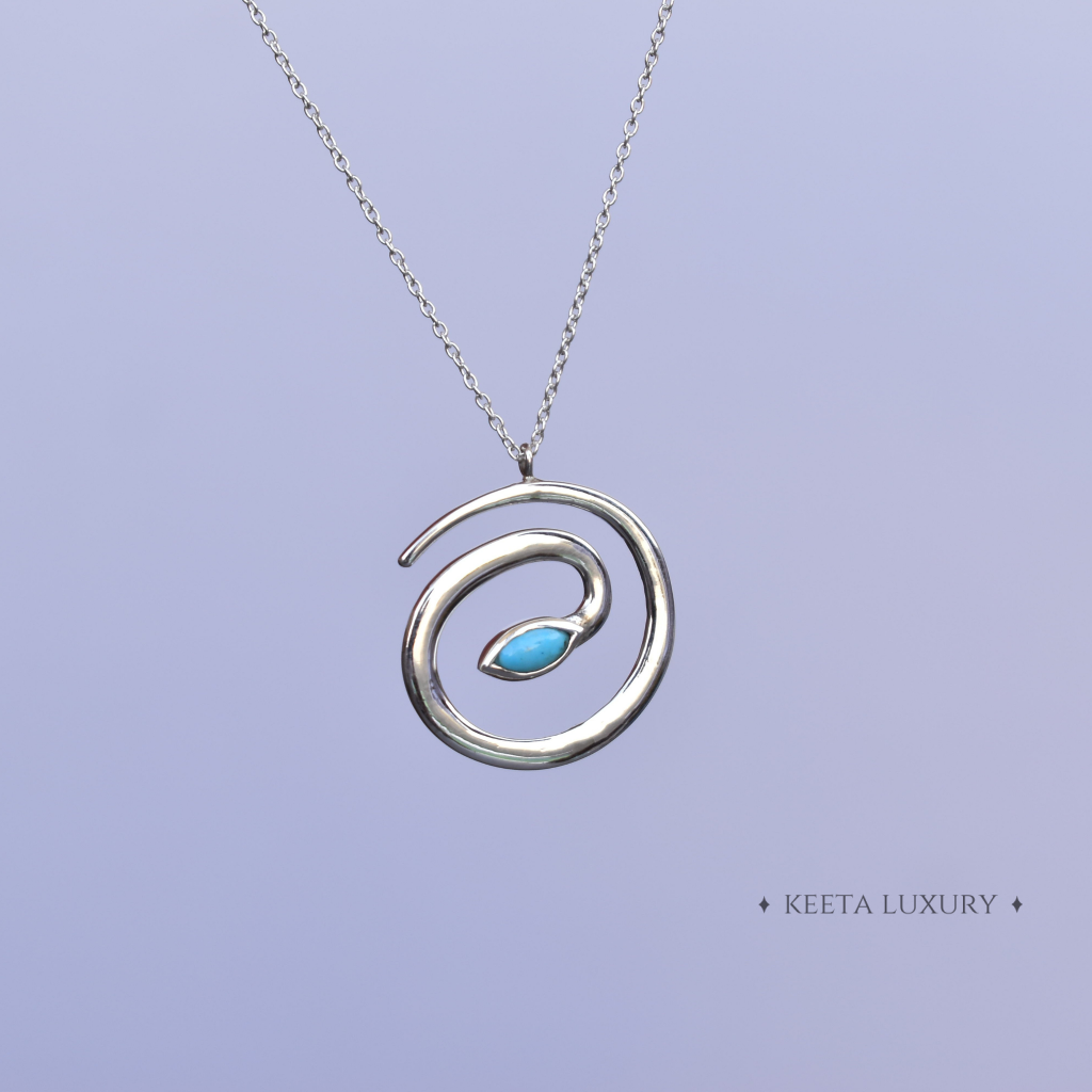 Serpent - Turquoise Necklace -