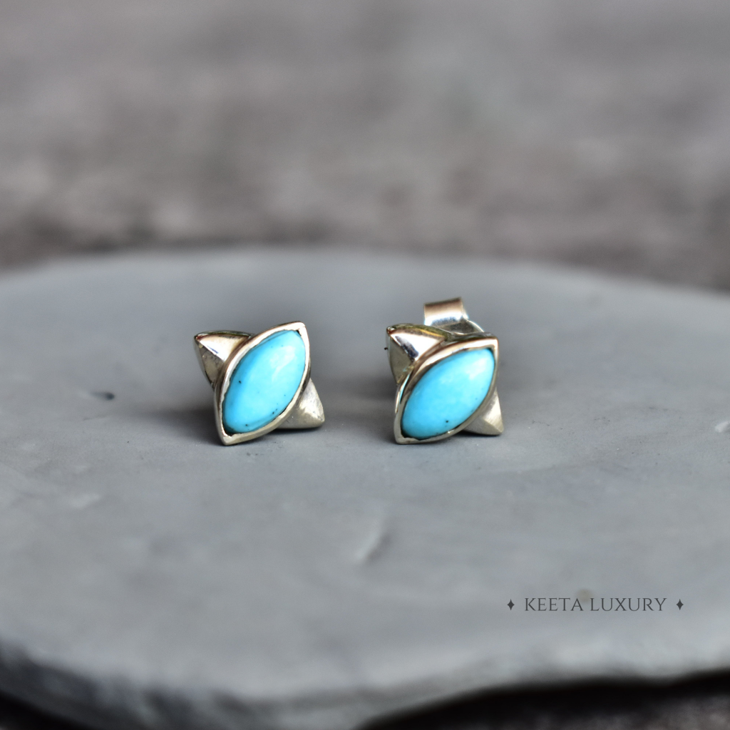 Shield Guardian - Turquoise Studs -
