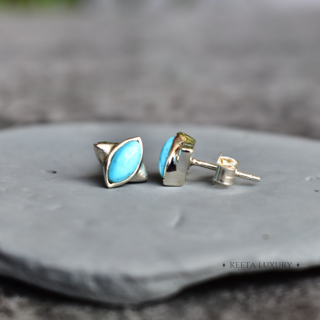 Shield Guardian - Turquoise Studs -