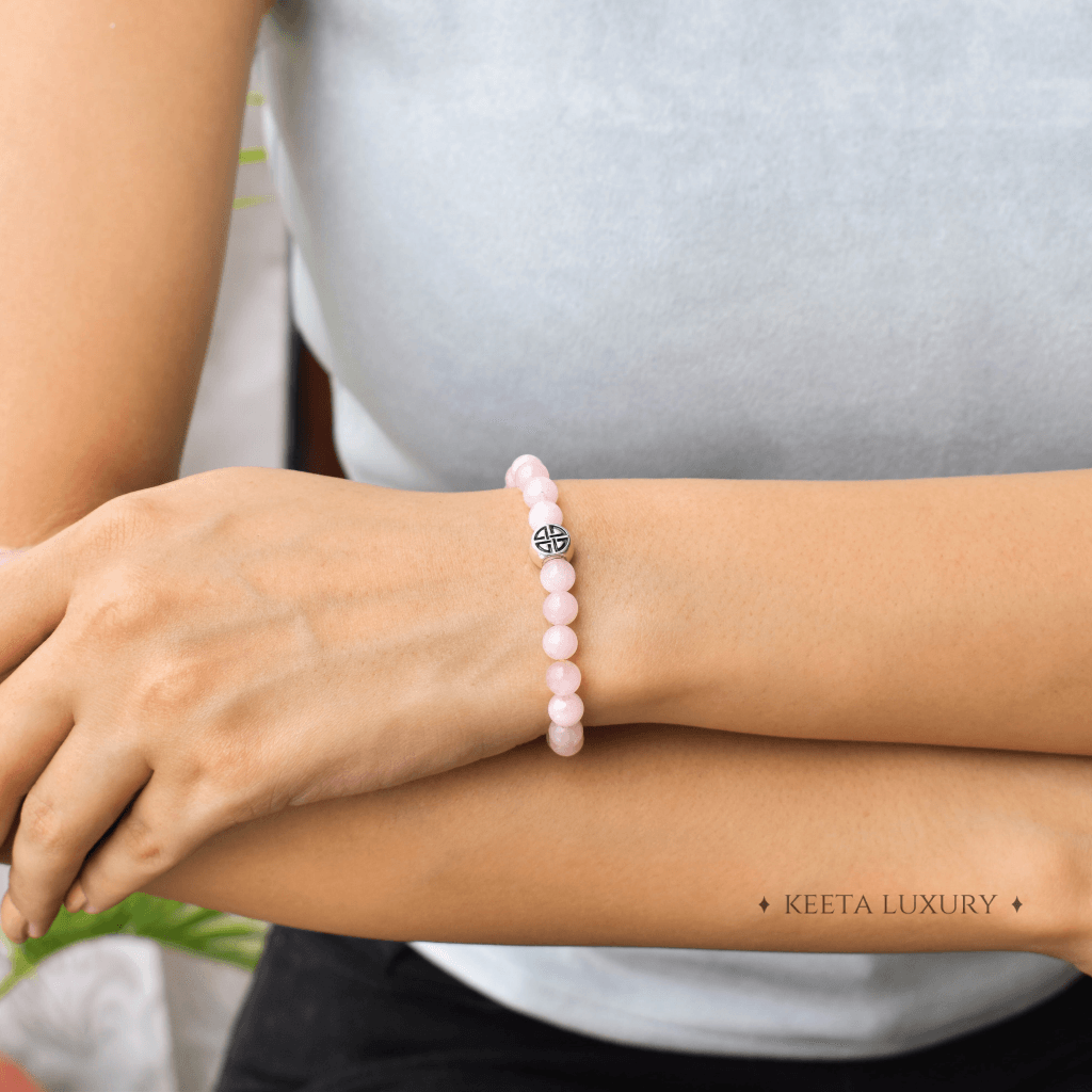 Shield - Rose Quartz Bracelets -