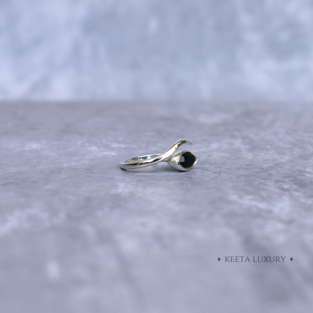 Snake Charmer - Black Onyx Ring Rings