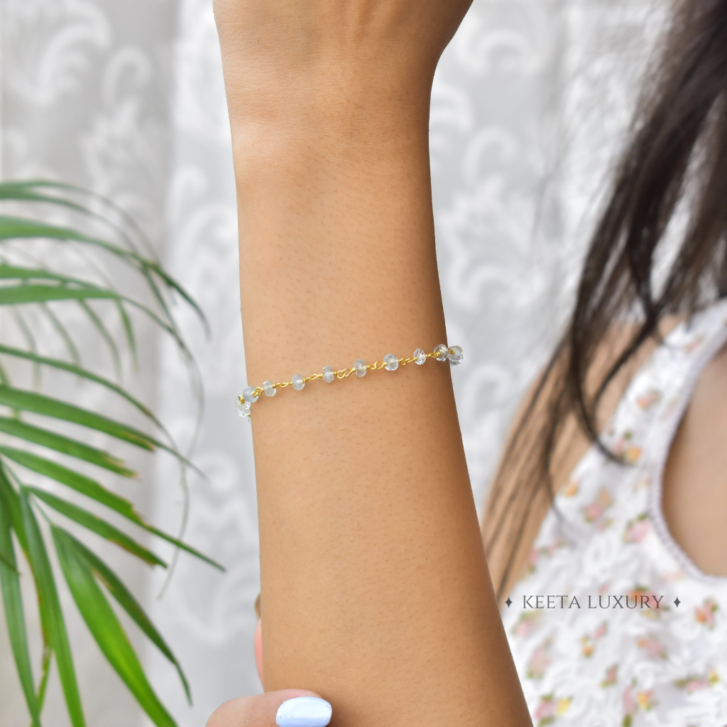 Soothing Rhythm - Aquamarine Bracelets -