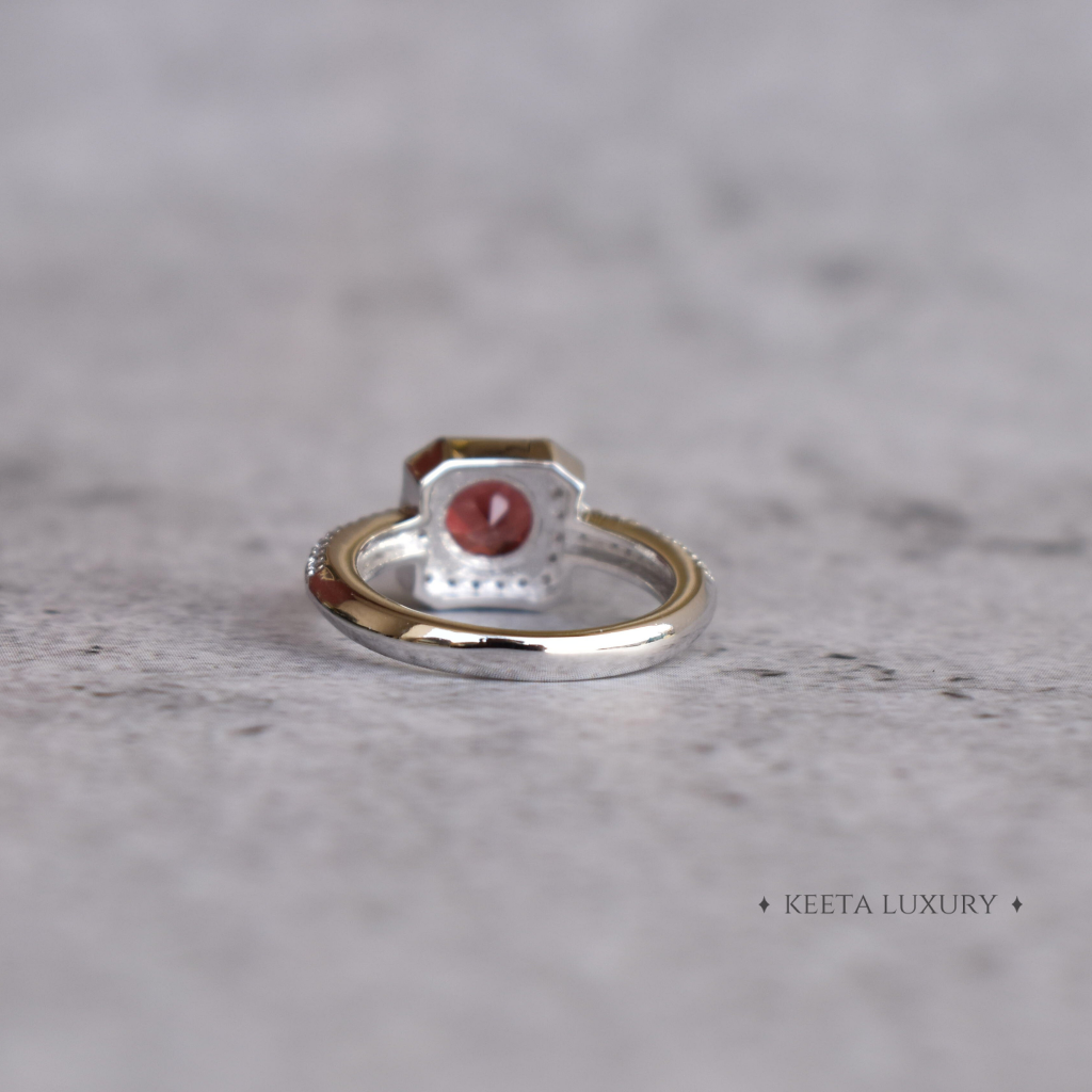 Sparkling Red - Garnet Ring -