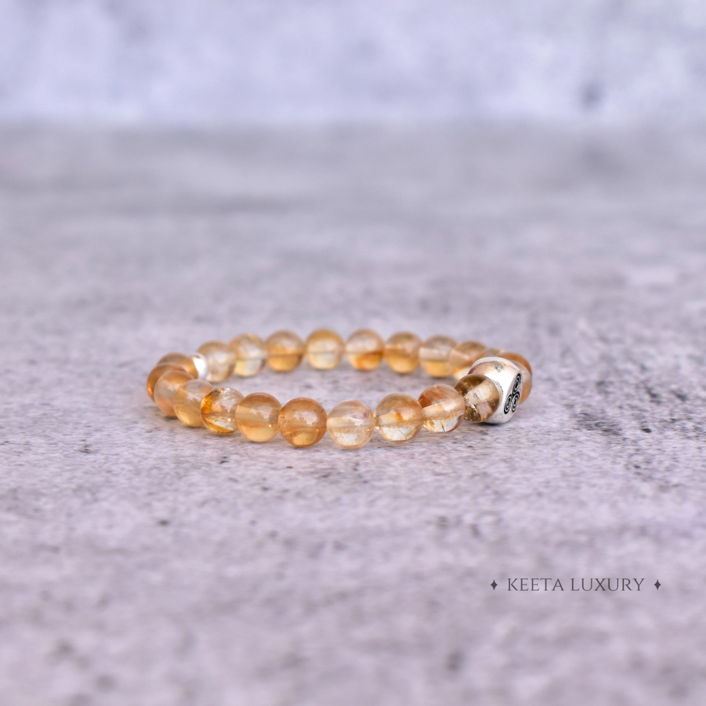 Spiral Serenity - Citrine Bracelets -