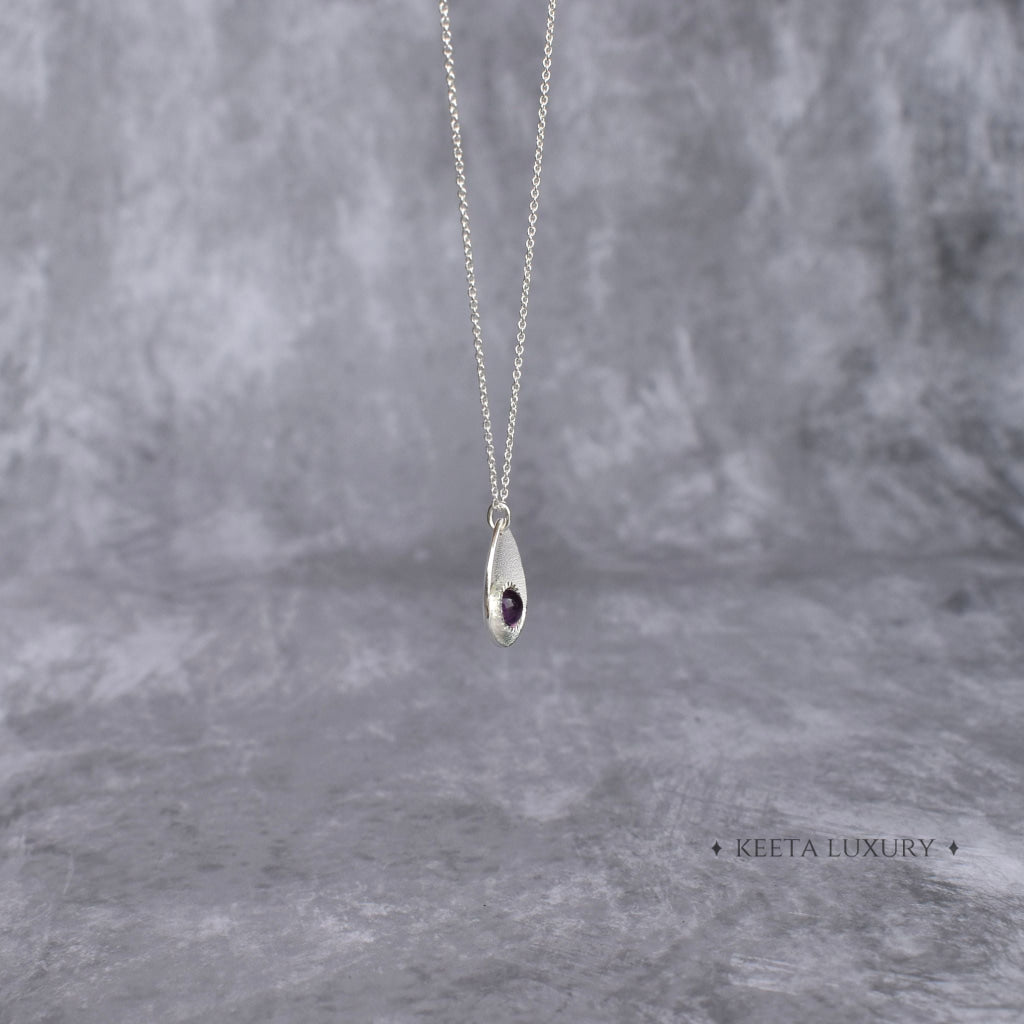 Subtle Elegance - Amethyst Necklace -