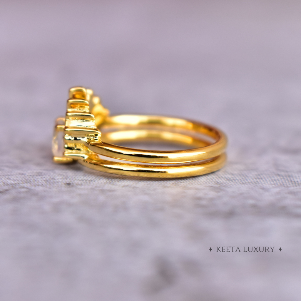 Sunrise - Moonstone Ring -