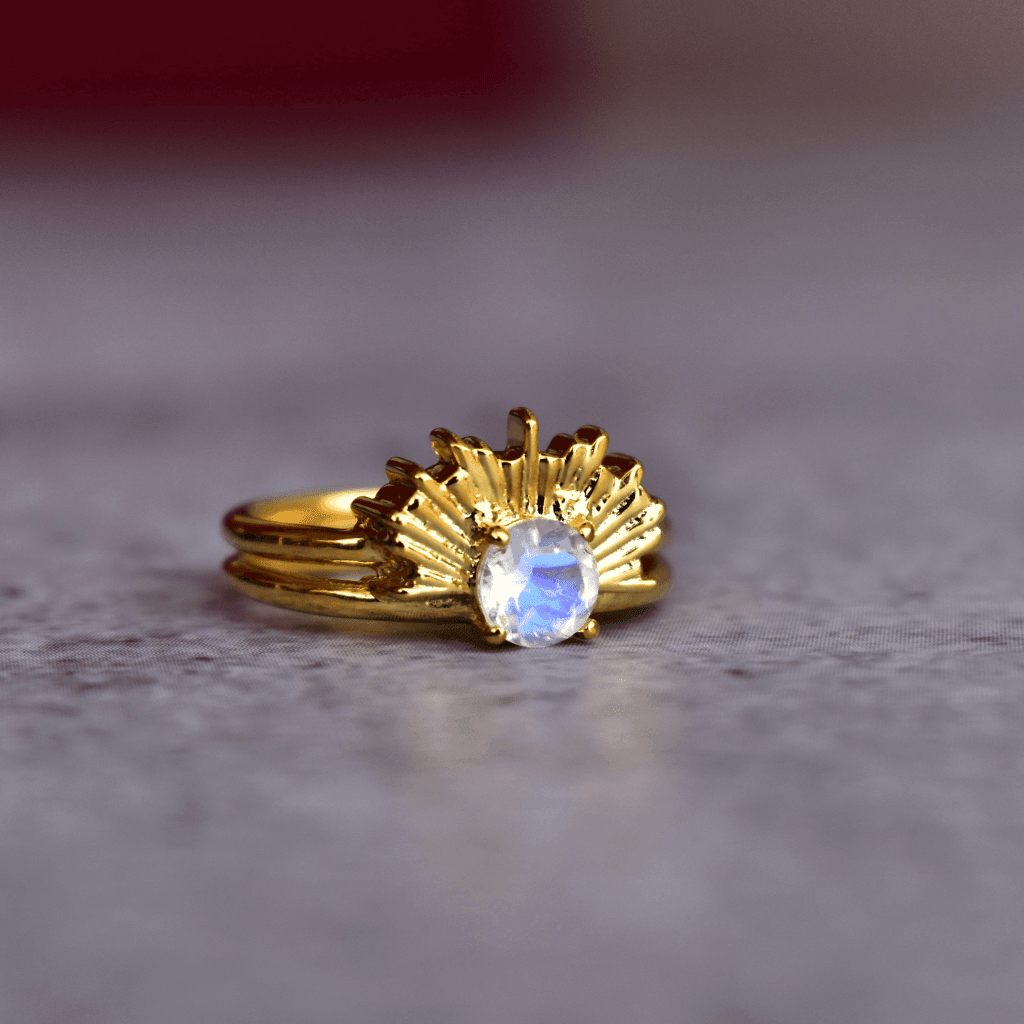 Sunrise - Moonstone Ring -