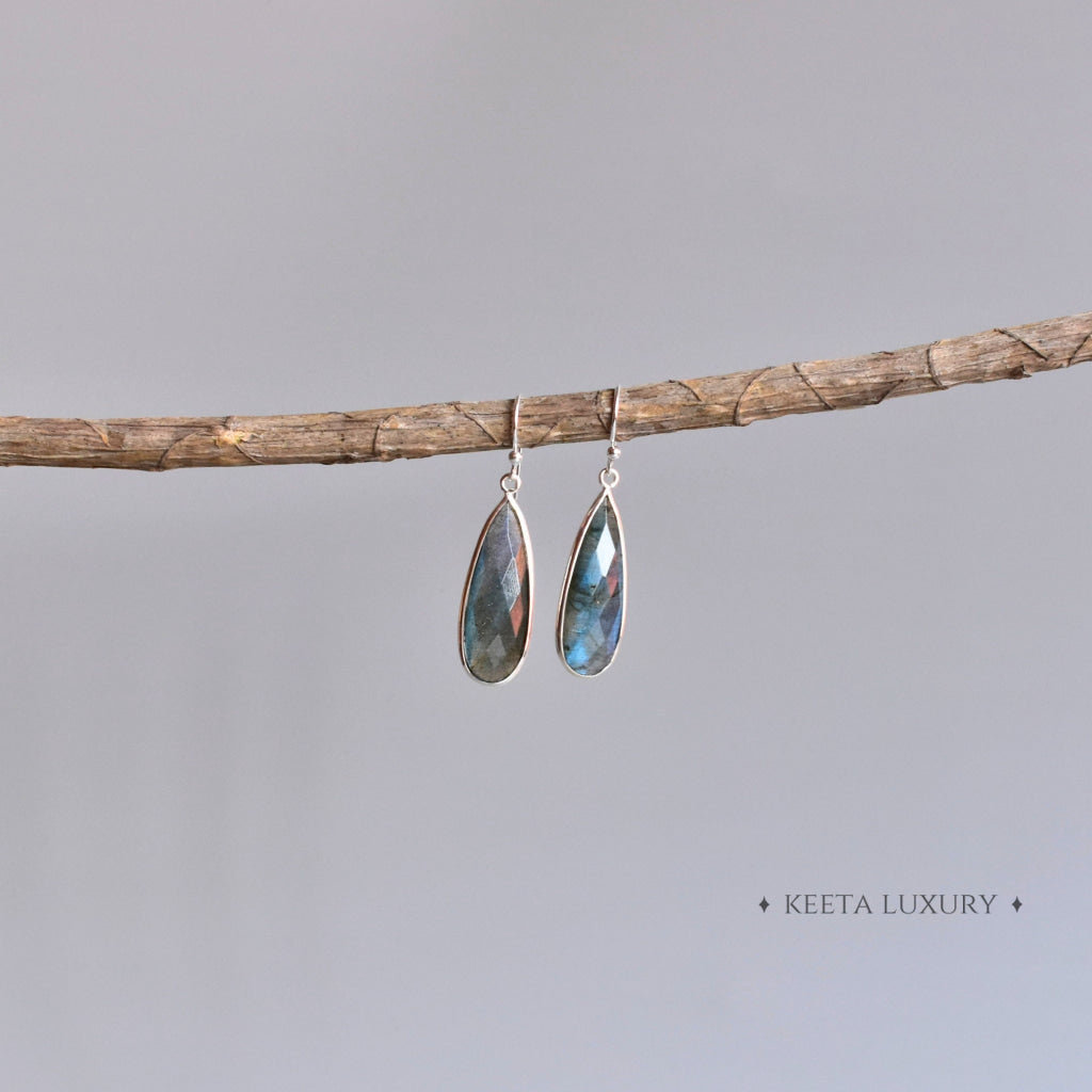 Sway Drops - Labradorite Earrings Earrings