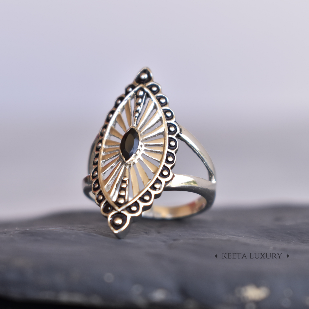 Traditions - Black Onyx Ring -