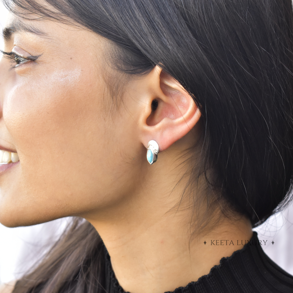 Tribal - Turquoise Studs -