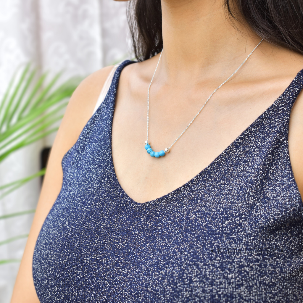 Tropical Breeze - Turquoise Necklace -