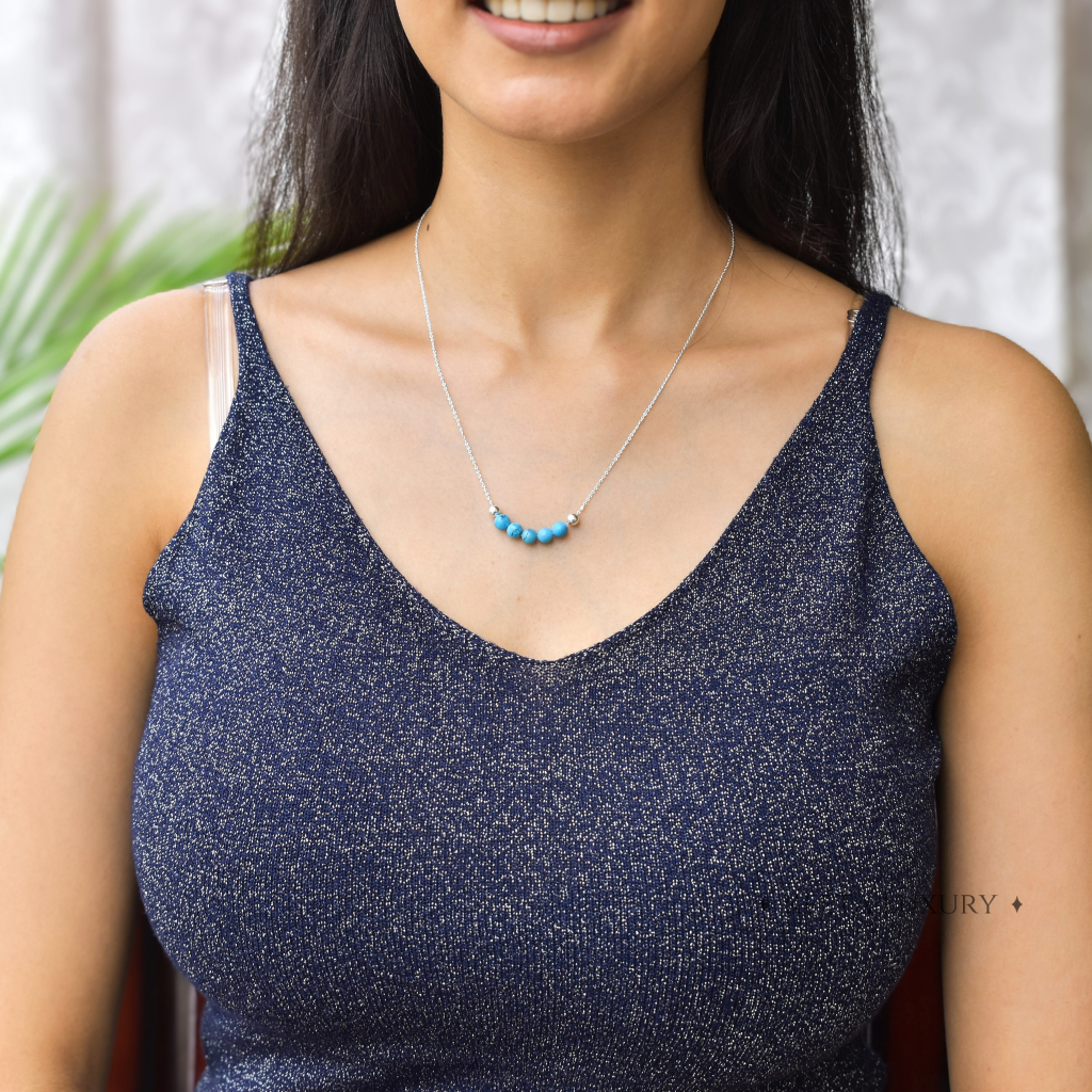Tropical Breeze - Turquoise Necklace -