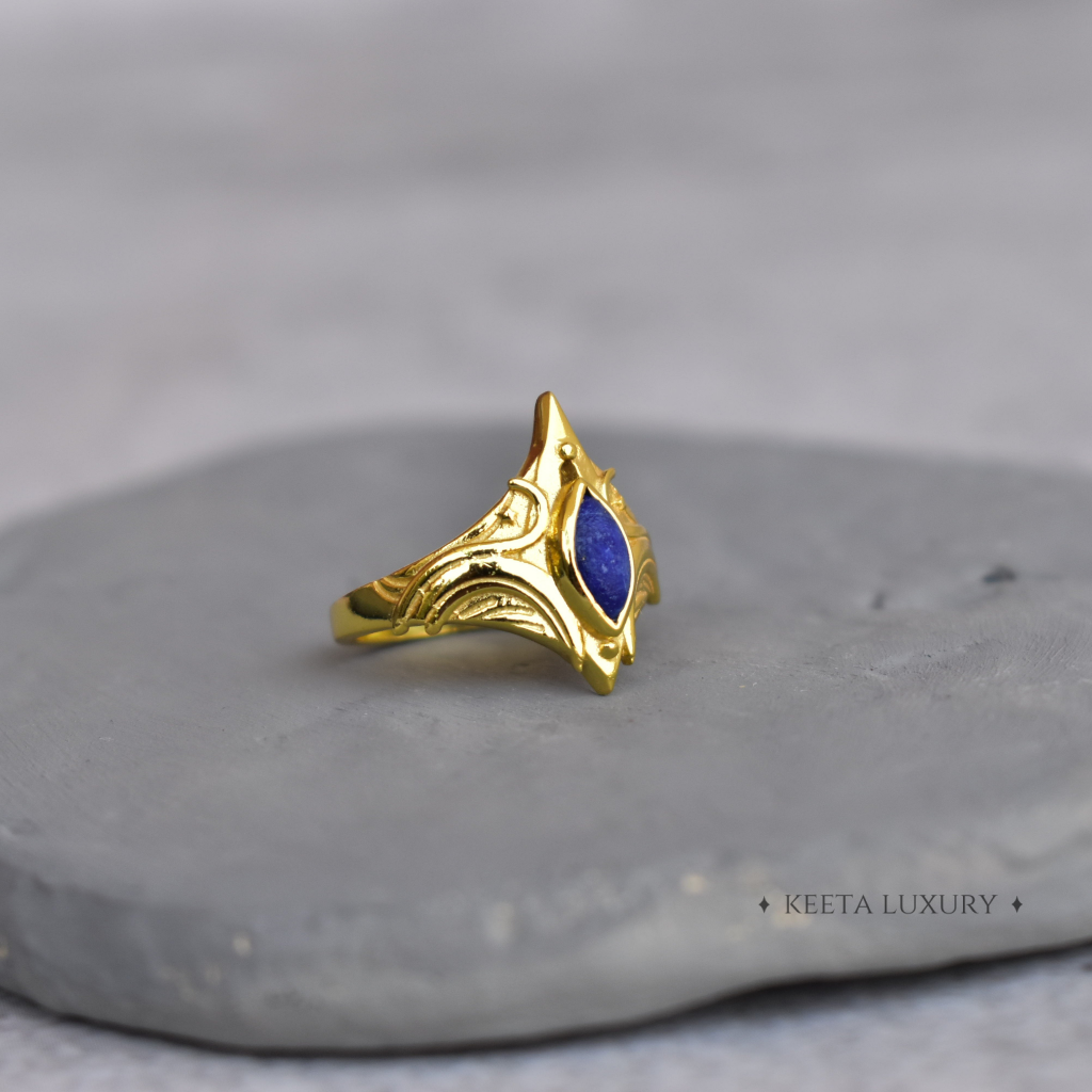 Viking Valor - Lapis Lazuli Ring -