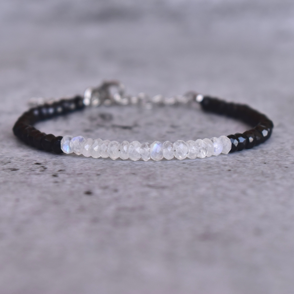 Buy Yin Yang Moonstone Black Onyx Bracelets Online at Keeta