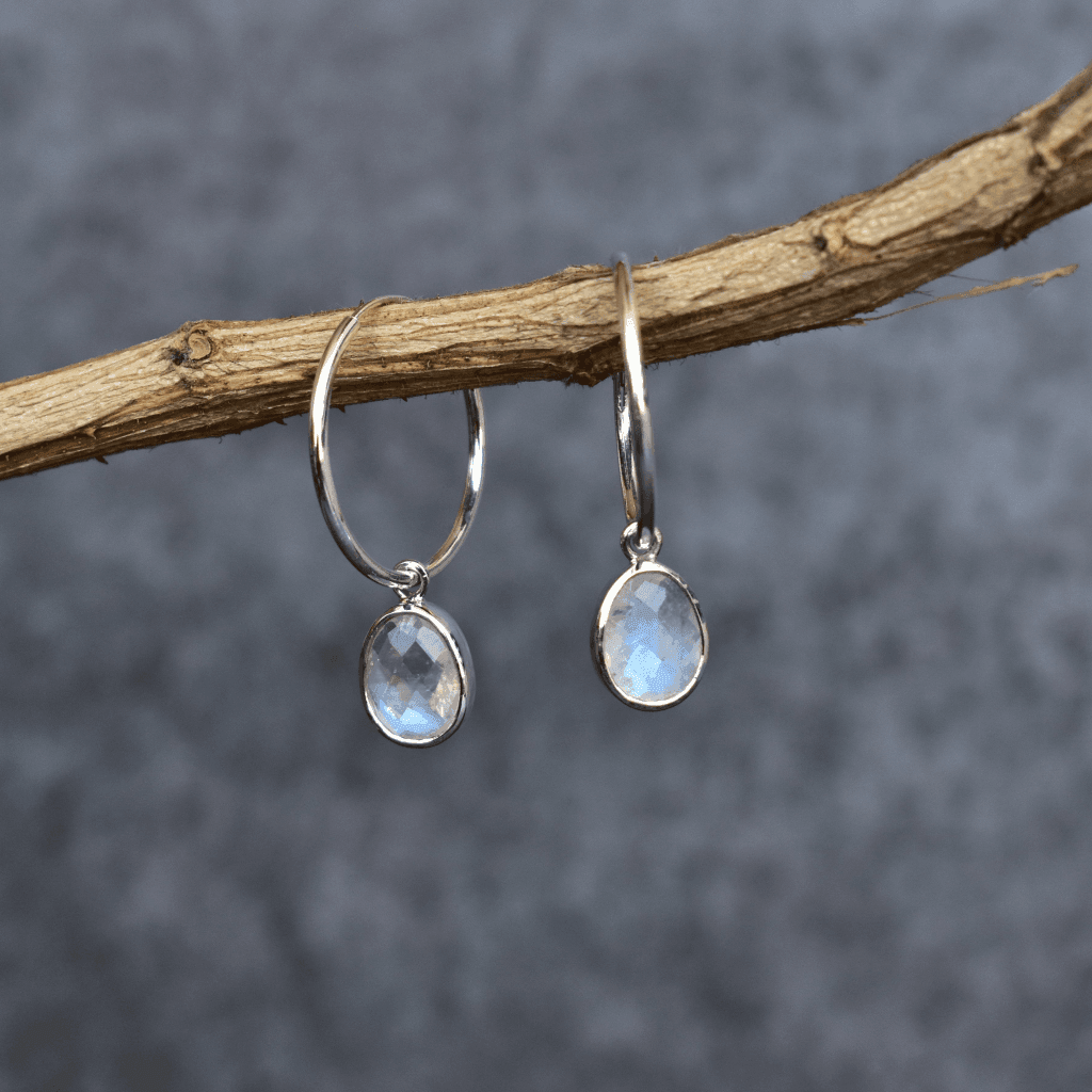 Celestial - Moonstone Earrings -