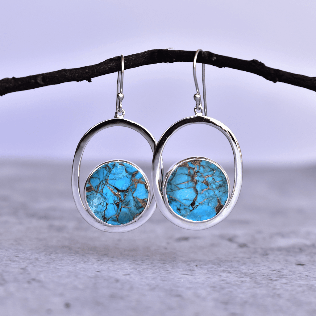 Coin Treasury - Turquoise Dangle -
